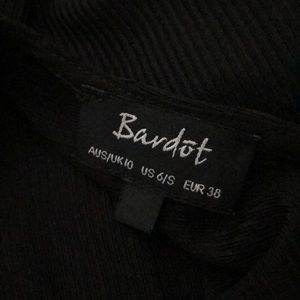 Bardot black bodysuit. Super cute